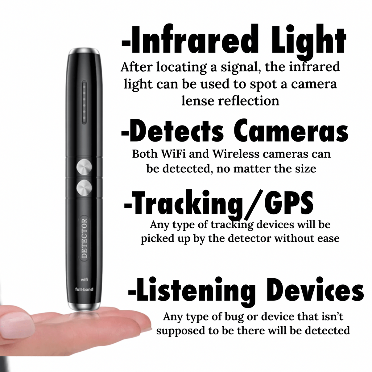 Hidden Camera Detector Pen